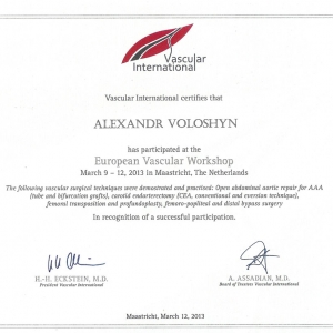 European Vascular Workshop by Vacular International 